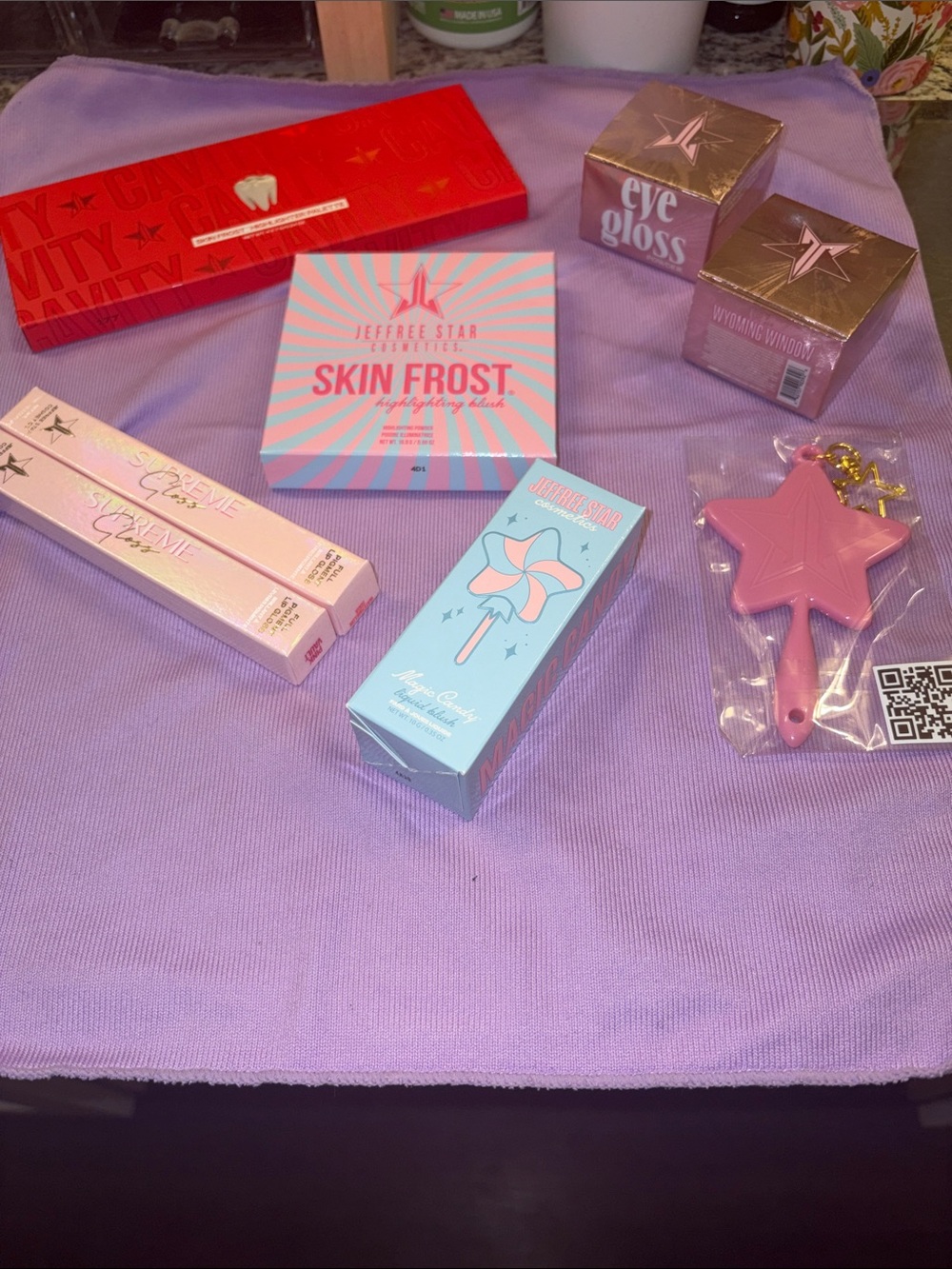 Jeffree Star bundle — 8 items, all brand new in original packaging